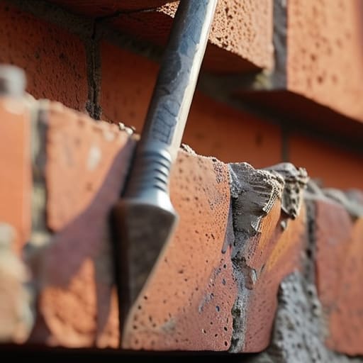 Removing Old Mortar the Dirty Work That Determines Everything