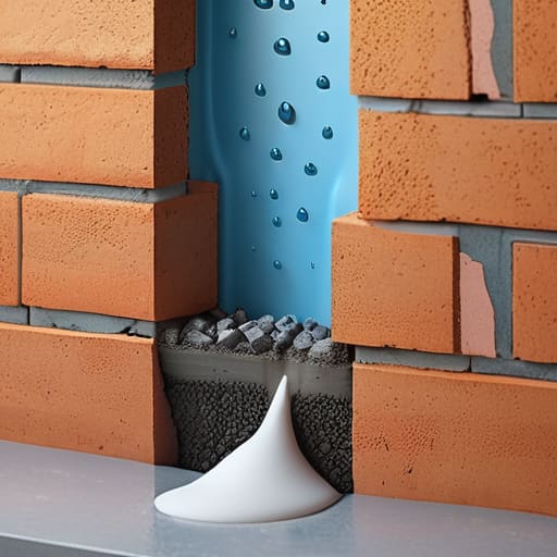 Diagram explaining how cavity walls work.