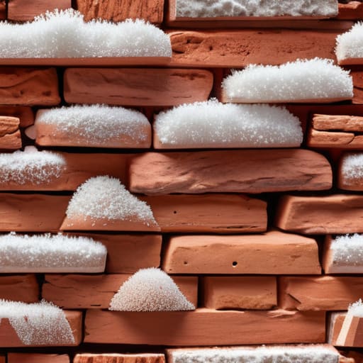 White Bloom on New Brickwork