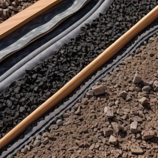 How geotextiles are used for soil separation.