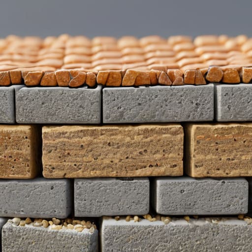 Diagram showing how permeable paving works.