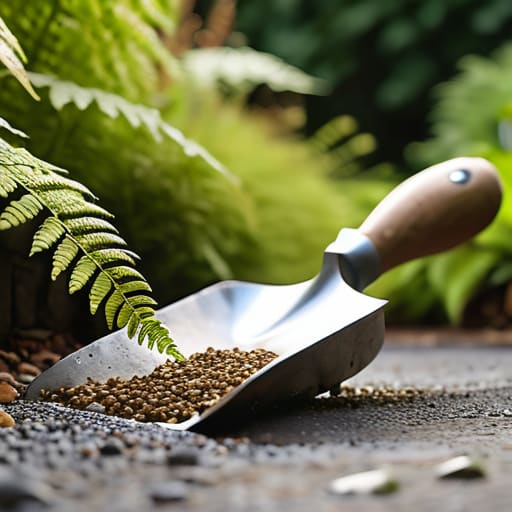 How to mix concrete for garden paths.