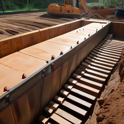 Battering, Boxes and Sheet Piling