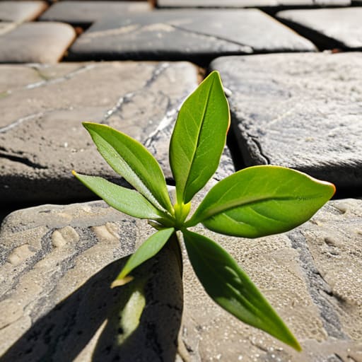 Weeds Grow in the Joints, Not Through the Base