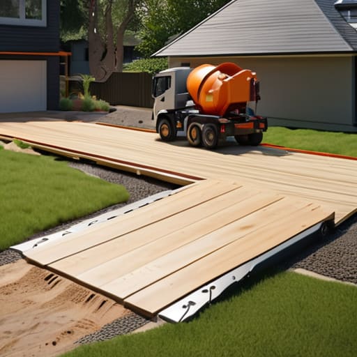 Getting a Concrete Truck to the Back Garden