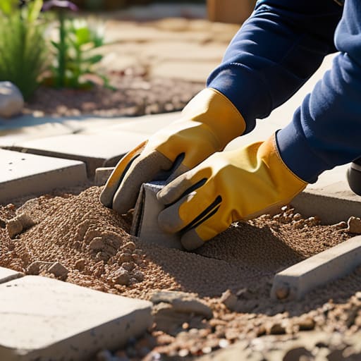 Lifting and Relaying a Sunken Area