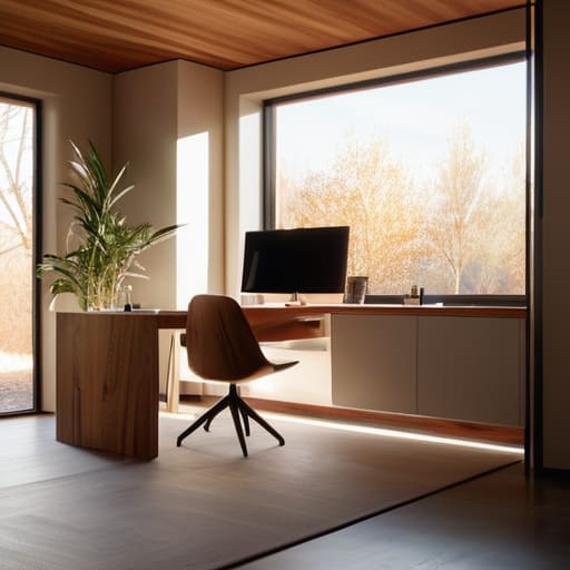 Organizing a home office for better focus.